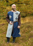 Overkleed Fleur-de-lys, blauw-blauwgrijs
