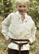 Camicia da pirata per bambini, naturale