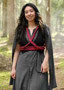 Gevlochten riem, rood