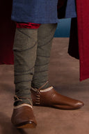 Beenwindsels Asgar, olijfgrijs, wolmix