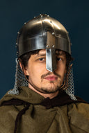 Wikinger-Spangenhelm mit Kettengeflecht, 1–1,2 mm