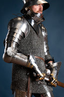 Gotische Vambraces, Armpanzer, 1,6 mm