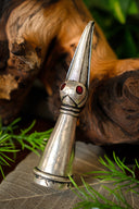 Trinkhorn Dekoration Stavanger, versilbert