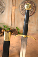 Langzwaard met leren schede, bot (battle-ready)