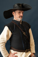 16th century doublet black