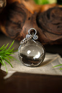 Wikiński kryształ górski Gotland, rozmiar L, posrebrzany brąz