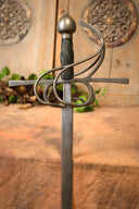 HEMA rapier, średnia elastyczność, tępy (battle-ready)