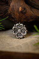 Belt fitting rose (set of 5), 16th century, silvered