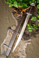 Sax Beagnoth avec runes, semi-tranchant