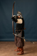Marksman Bogen Reenactment LARP, 58 Zoll 147 cm, 25 lbs, dunkelbraun