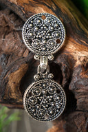 Cierre de manto vikingo Birka, bronce plateado