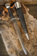 Mittelalterlicher Dolch Carcassonne, halbscharf