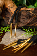 Lacci con aglets 150 cm, set da 5, neri