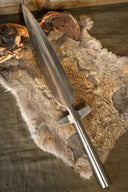 Winged Viking spear, semi-sharp