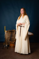Medieval dress Begina, natural