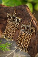 Vikingaörhängen hästar, brons