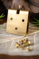 Belt plate 3 cm, bronze