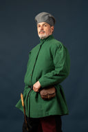 Houppelande Lorenzo, wolmix, groen