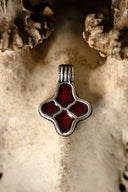 Cloisonné hanger Uppsala, verzilverd brons