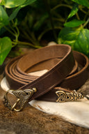 Wikinger Gürtel 9. Jahrhundert 165 cm braun