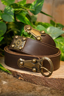 Germansk bælte Ballingen, 165 cm, brun