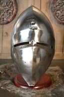 Bascinet mit Klappvisier, 2 mm (battle-ready)