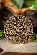 Skivefibula i Borre-stil, bronze