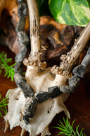 Glass beads Viking necklace, 25 beads