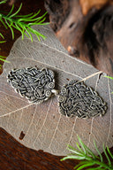 Irlandzkie zapięcie do płaszcza, posrebrzany brąz