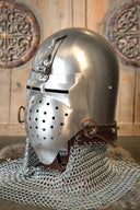 Klappvisier Bascinet Ottokar, 1,6 mm