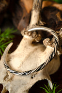 Vikingaarmband Danelaw, försilvrad brons