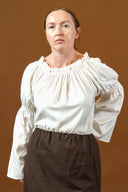 Baroque blouse, wit