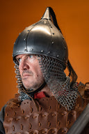 Wczesnośredniowieczny hełm spangenhelm z okresu wędrówek ludów, 1–1,2 mm