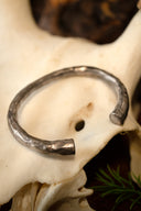 Merovingiskt armband, försilvrad brons