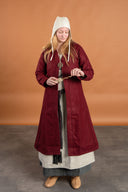 Birka cloak Aslaug, wool blend, red
