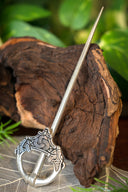 Broche viking Oppland, bronze argenté