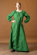 Matilda mittelalterliches Hemd, Unterkleid, grün