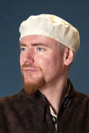 Czapka Hugo, naturalna, mieszanka wełny