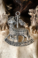 Pilgrim badge Agnus Dei, silvered bronze