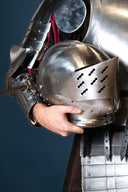 Armet alemán del siglo XVI, 1–1,2 mm