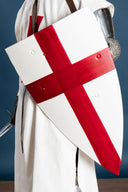 Hölzernes Templerschild