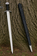 Viking sword Olaf with scabbard, semi-sharp