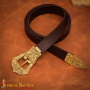 Vikingbelte Borre stil, brun