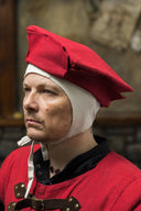 Square landsknecht hat Friedrich, red