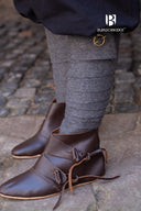 Benbindingsvikler Aki, mørkegrå, uldblanding