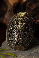 Broche tortue viking du British Museum, en bronze argenté, prix à l’unité