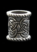 Keltische baardkraal zilver, sterling zilver