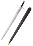 Siglo XIV espada Guerra de los Cien Años, Royal Armouries, semi-afilado