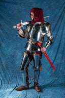 Milanese leg armor, 1.6 mm