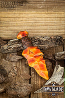 Sztylet kryształowy – czerwony